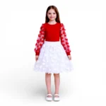 23 Nisan Kız Çocuk Kelebekli Gösteri Kıyafeti