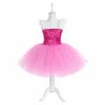 Barbie Pembe Askılı Kostüm