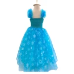 Elsa Kostümü Kız Çocuk Ön Görünüm