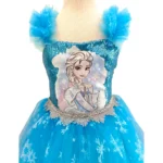 Elsa Kostümü Kız Çocuk Ön Görünüm