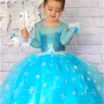 Elsa Prenses Kostümü ve Aksesuar Seti