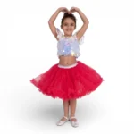 Fosforlu Pembe Kız Çocuk Tütü Etek