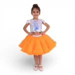 Fosforlu Pembe Kız Çocuk Tütü Etek