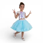 Fosforlu Pembe Kız Çocuk Tütü Etek